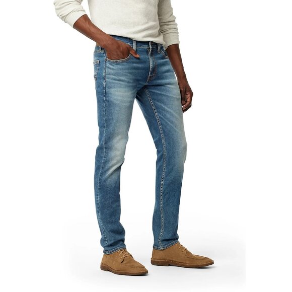 Levi Strauss Signature Men's and Big and Tall Slim Fit Jeans, Size 30x32, Blue - Picture 2 of 5